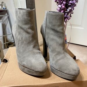 Gianni Bini Suede, Platform Booties